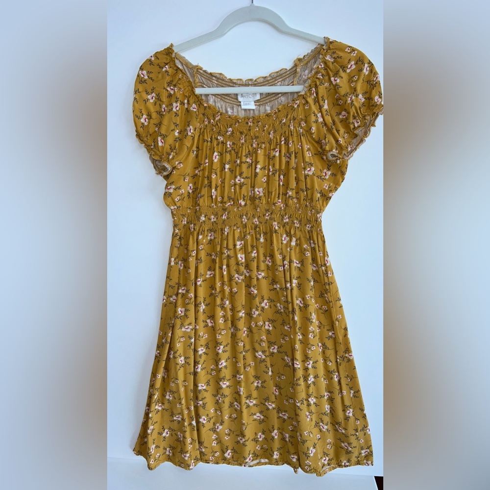 Apricot Milkmaid Dress Size 12